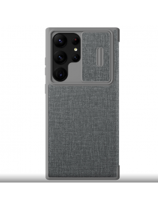 Nillkin Qin Book PRO Tygfodral till Samsung Galaxy S23 Ultra Grey