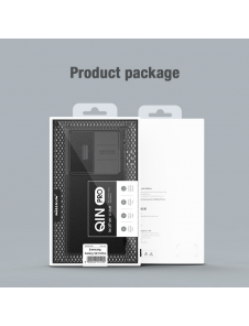 Nillkin Qin Book PRO Tygfodral till Samsung Galaxy S23 Ultra Grey