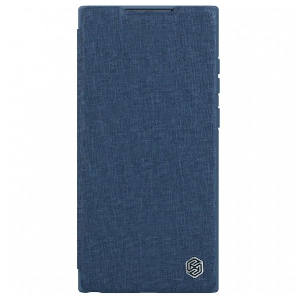 Nillkin Qin Book PRO Tygfodral till Samsung Galaxy S23 Ultra Blue