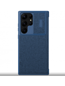 Nillkin Qin Book PRO Tygfodral till Samsung Galaxy S23 Ultra Blue