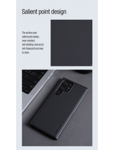 Nillkin Super Frosted PRO magnetiskt bakskal till Samsung Galaxy S22 Ultra Black