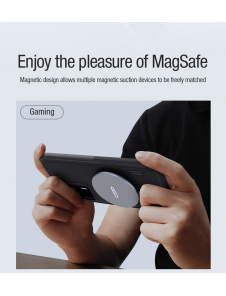 Nillkin Super Frosted PRO Magnetic Back Cover för Poco F5 Pro 5G Svart