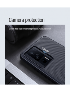 Nillkin Super Frosted PRO Magnetic Back Cover för Poco F5 Pro 5G Svart