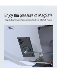 Nillkin Super Frosted PRO Magnetic Back Cover för Poco F5 5G Svart