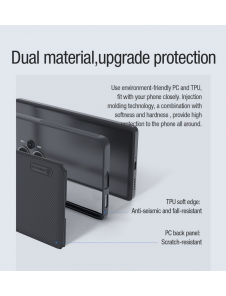 Nillkin Super Frosted PRO Magnetic Back Cover för Poco F5 5G Svart