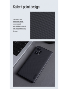 Nillkin Super Frosted PRO Magnetic Back Cover för Poco F5 5G Svart