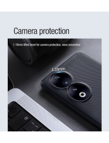 Nillkin Super Frosted PRO Magnetic Back Cover för Honor 90 Black