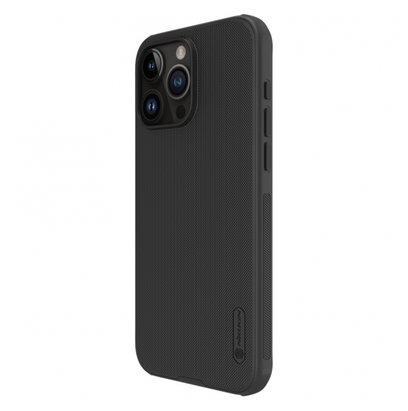Nillkin Super Frosted PRO magnetiskt bakskal till Apple iPhone 15 Pro Max Svart