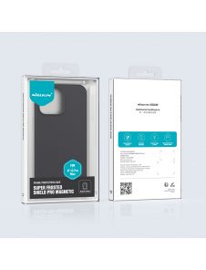 Nillkin Super Frosted PRO magnetiskt bakskal till Apple iPhone 15 Pro Max Svart