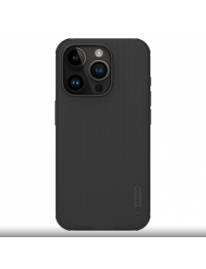 Nillkin Super Frosted PRO magnetiskt bakskal till Apple iPhone 15 Pro Svart