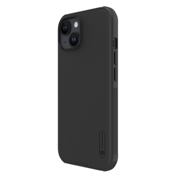Nillkin Super Frosted PRO magnetiskt bakskal till Apple iPhone 15 Svart