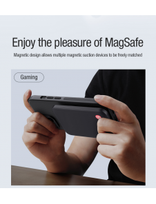 Nillkin Super Frosted PRO magnetiskt bakskal till Apple iPhone 15 Svart