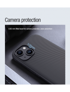 Nillkin Super Frosted PRO magnetiskt bakskal till Apple iPhone 15 Svart