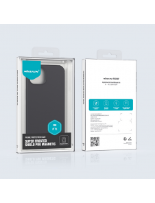 Nillkin Super Frosted PRO magnetiskt bakskal till Apple iPhone 15 Svart