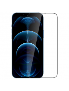 Nillkin 2in1 HD helskärmshärdat glas för Apple iPhone 13 Svart