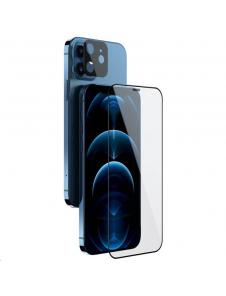 Nillkin 2in1 HD helskärmshärdat glas för Apple iPhone 12 6.1 Svart