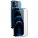 Nillkin 2in1 HD helskärmshärdat glas för Apple iPhone 12 6.1 Svart