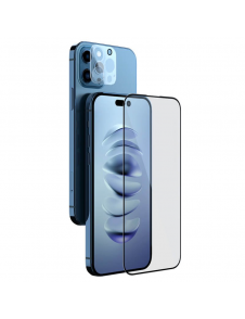Nillkin 2in1 HD helskärmshärdat glas för Apple iPhone 14 Pro Max Svart