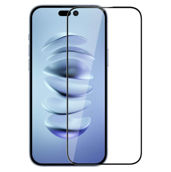 Nillkin 2in1 HD helskärmshärdat glas för Apple iPhone 14 Pro Svart