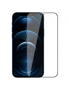 Nillkin 2in1 HD helskärmshärdat glas för Apple iPhone 12 Pro Max 6.7 Svart