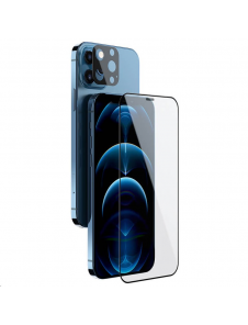 Nillkin 2in1 HD helskärmshärdat glas för Apple iPhone 12 Pro Max 6.7 Svart