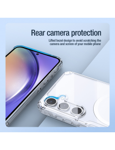 Nillkin Nature TPU PRO magnetiskt skal till Samsung Galaxy A55 5G Transparent