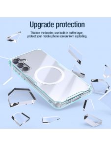 Nillkin Nature TPU PRO magnetiskt skal till Samsung Galaxy A55 5G Transparent