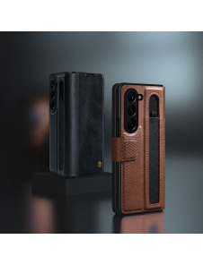 Nillkin Aoge Fodral till Samsung Galaxy Z Fold 5 Brun