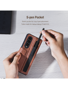 Nillkin Aoge Fodral till Samsung Galaxy Z Fold 4 5G Brun