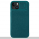 Nillkin Qin Book PRO vanligt läderfodral till Apple iPhone 15 Exuberant Green