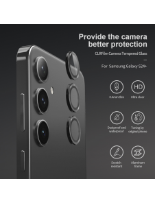 Nillkin CLRFilm kamera härdat glas för Samsung Galaxy S24+ Svart
