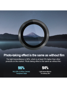 Nillkin CLRFilm kamera härdat glas för Samsung Galaxy S24+ Svart