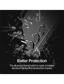 Nillkin CLRFilm kamera härdat glas för Samsung Galaxy S24+ Svart