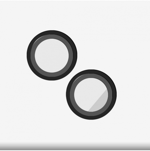 Nillkin CLRFilm kamera härdat glas för Apple iPhone 15/15 Plus Svart