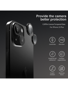 Nillkin CLRFilm kamera härdat glas för Apple iPhone 15/15 Plus Svart
