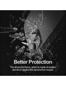 Nillkin CLRFilm kamera härdat glas för Apple iPhone 15/15 Plus Svart