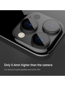 Nillkin CLRFilm kamera härdat glas för Apple iPhone 15 Pro/15 Pro Max Svart