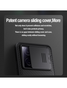 Nillkin CamShield PRO Hard Case för Xiaomi 13T/13T Pro Svart