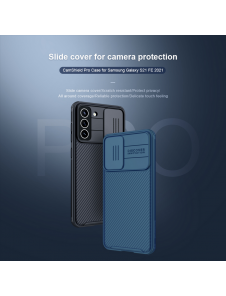 Nillkin CamShield PRO hårt fodral till Samsung Galaxy S21 FE 5G Svart