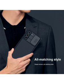 Nillkin CamShield PRO hårt fodral till Samsung Galaxy S21 FE 5G Svart