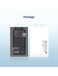 Nillkin CamShield PRO hårt fodral till Samsung Galaxy S21 FE 5G Svart