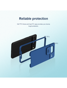 Nillkin CamShield PRO Hard Case för Google Pixel 8 Black