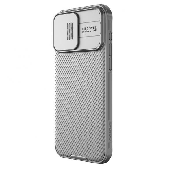 Nillkin CamShield PRO hårt fodral till Apple iPhone 15 Pro Max Titanium Grey