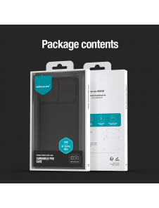Nillkin CamShield PRO hårt fodral till Apple iPhone 15 Pro Max Svart