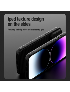 Nillkin CamShield PRO hårt fodral till Apple iPhone 15 Pro Svart