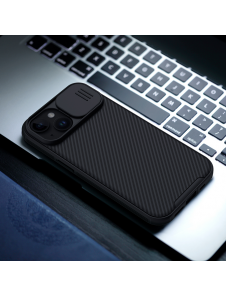 Nillkin CamShield PRO hårt fodral till Apple iPhone 15 Svart