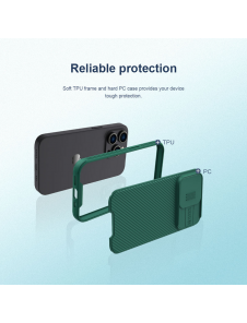 Nillkin CamShield PRO hårt fodral till Apple iPhone 14 Pro Svart