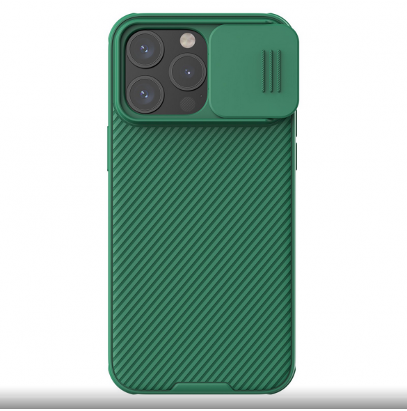 Nillkin CamShield PRO hårt fodral till Apple iPhone 15 Pro Deep Green