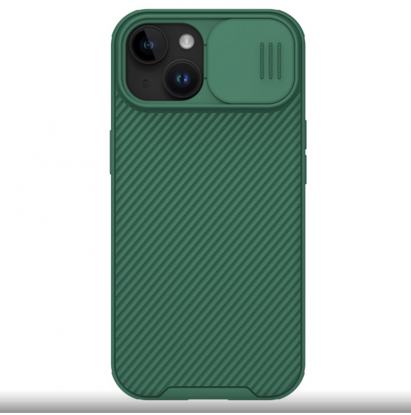 Nillkin CamShield PRO hårt fodral för Apple iPhone 15 Plus Deep Green