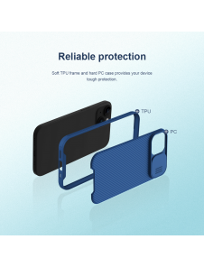 Nillkin CamShield PRO hårt fodral till Apple iPhone 15 Deep Green